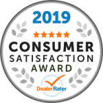 2019 Dealer Rater Consumer Satisfaction Award in DC, MD & VA - Easterns Automotive