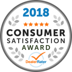 2018 Dealer Rater Consumer Satisfaction Award in MD, VA & DC - Easterns Automotive